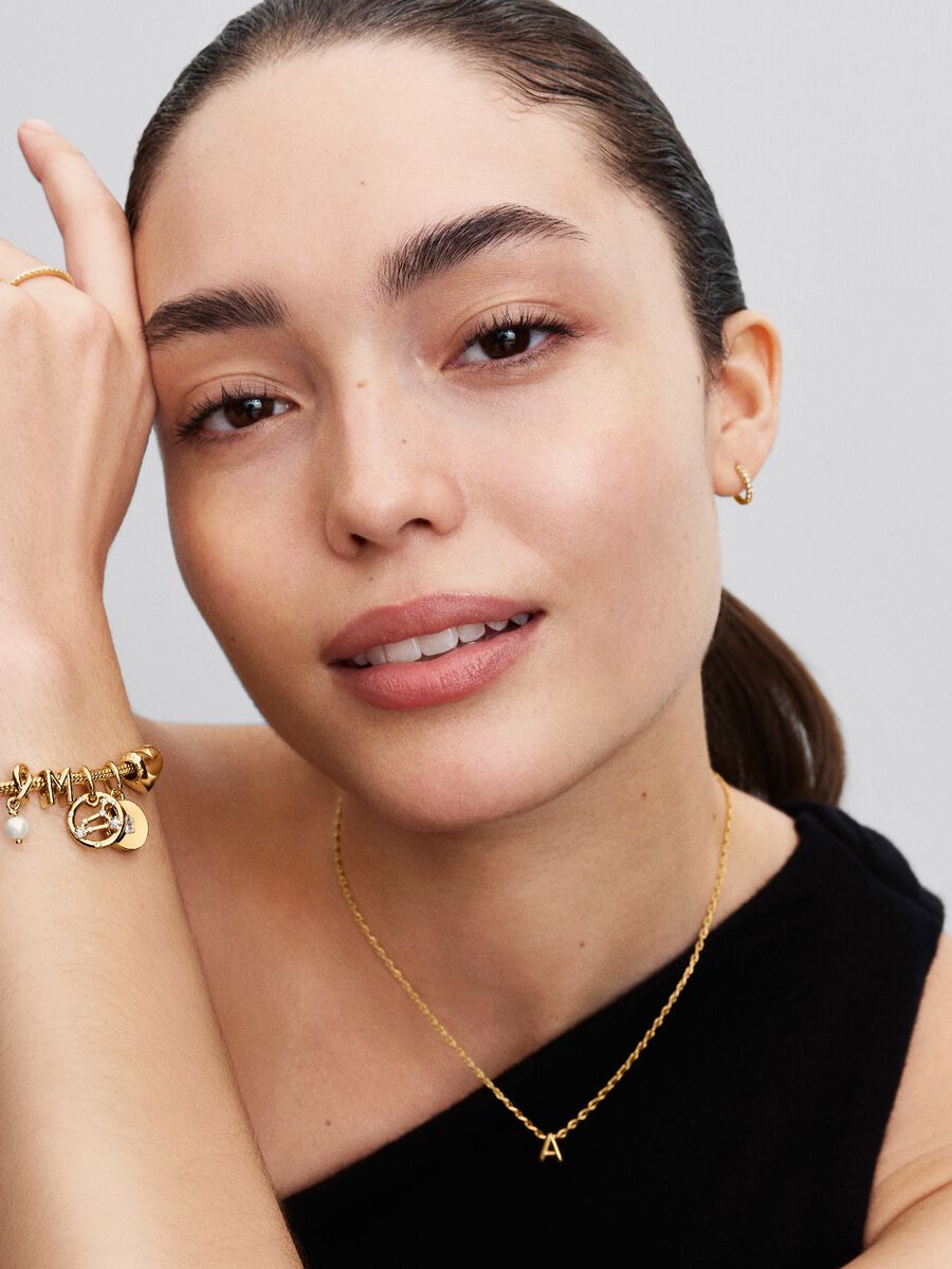 Pandora Letter M Alphabet Charm