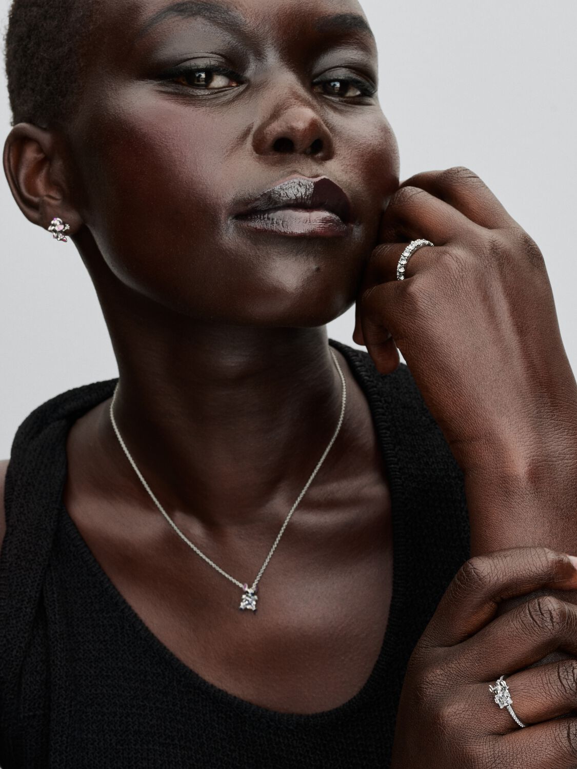 Pandora Disney Stitch & Stone Ring Sterling silver