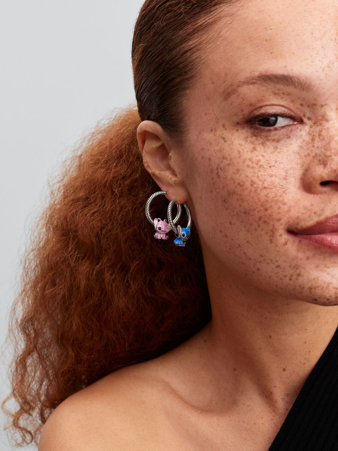 Pandora Disney Stitch Charm Sterling silver Blue