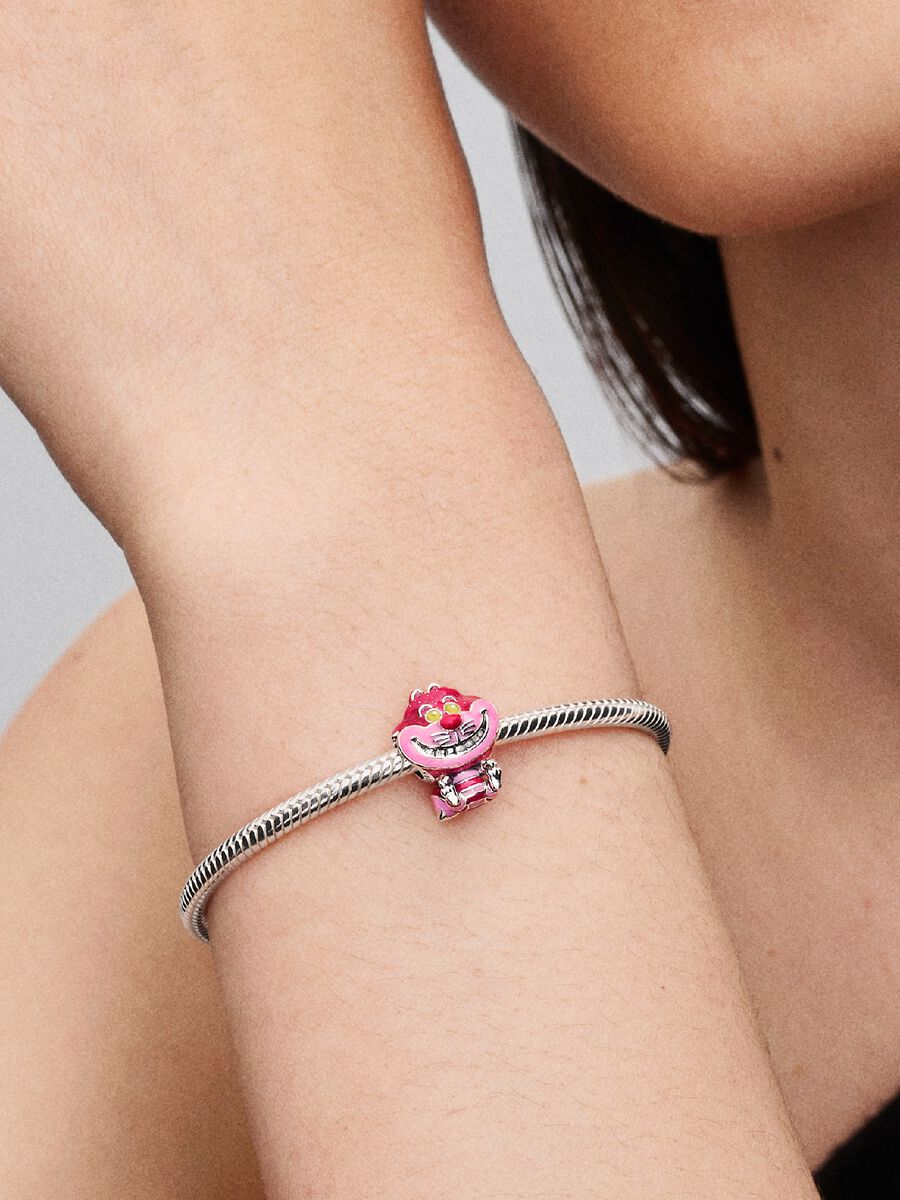Pandora Disney Alice in Wonderland Cheshire Cat Charm Sterling silver