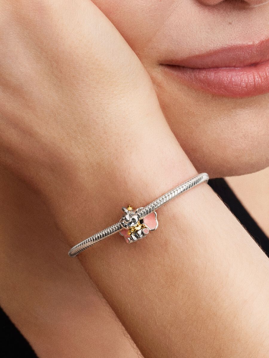 Pandora Disney Dumbo Charm Sterling silver, 14k gold plating