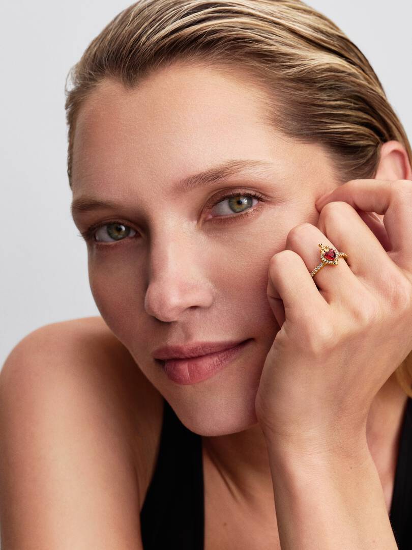 Pandora Disney Villains Evil Queen Ring 14k gold plating