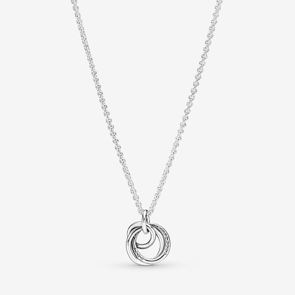 Pandora Family Always Encircled Pendant Necklace 23.6 in