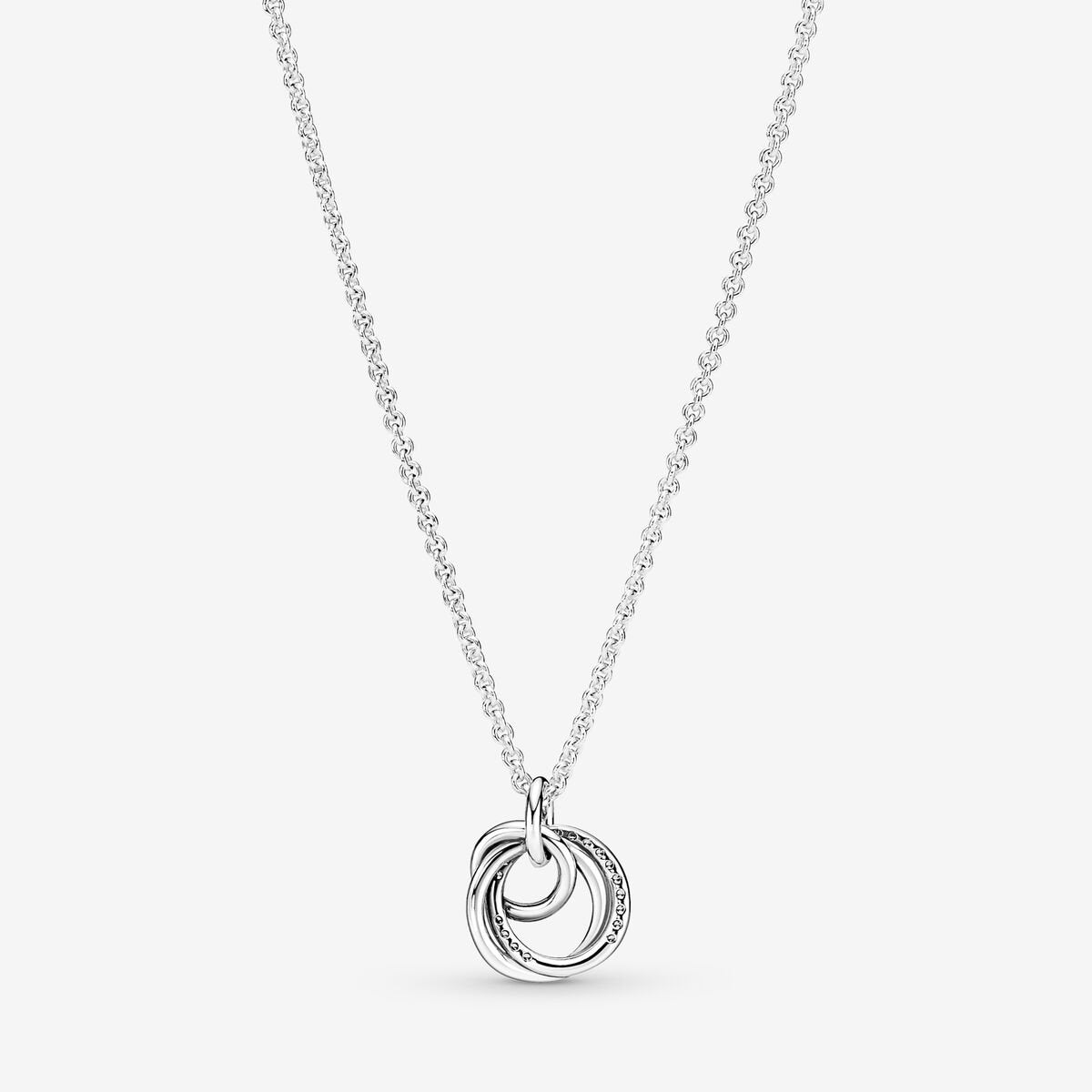 Pandora Family Always Encircled Pendant Necklace 23.6 in