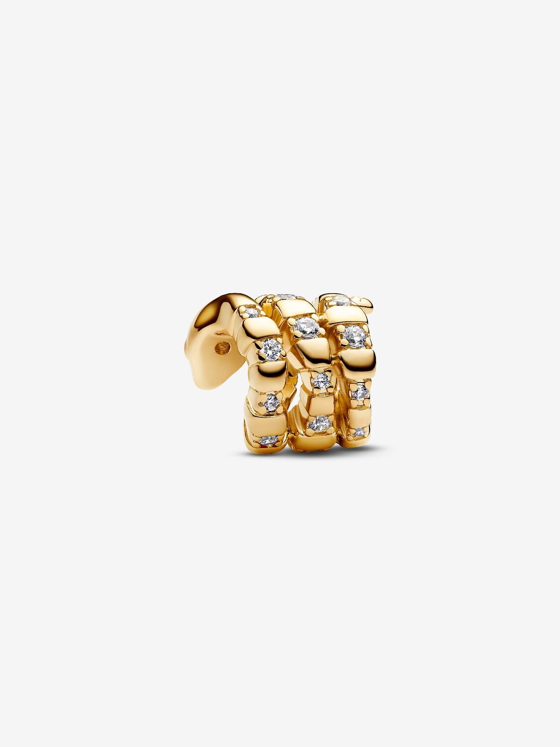 Pandora Curled Snake Charm
