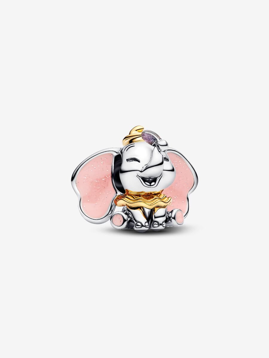 Pandora Disney Dumbo Charm Sterling silver, 14k gold plating