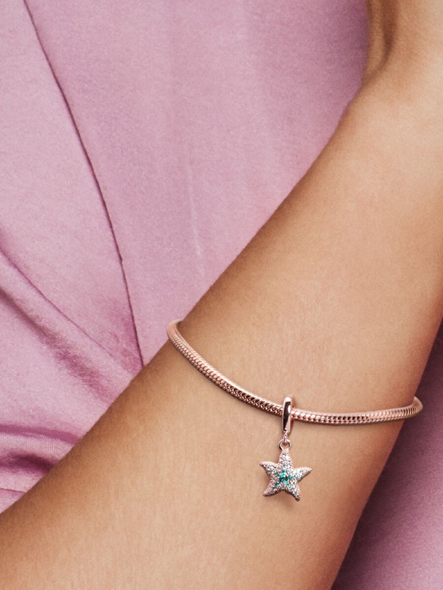 Pandora Sparkling Starfish Dangle Charm