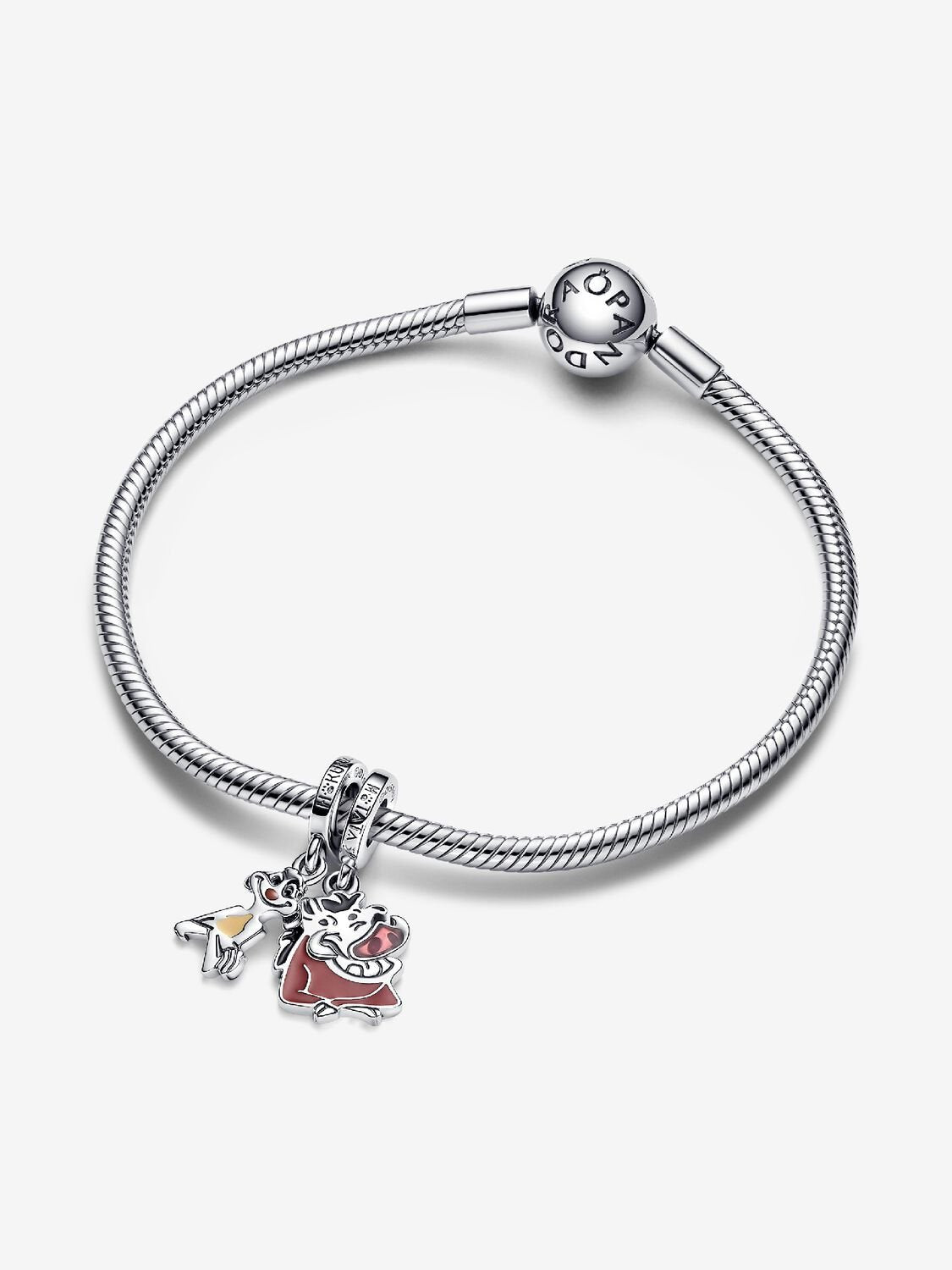 Pandora Disney The Lion King Timon & Pumbaa Splittable Dangle Charm