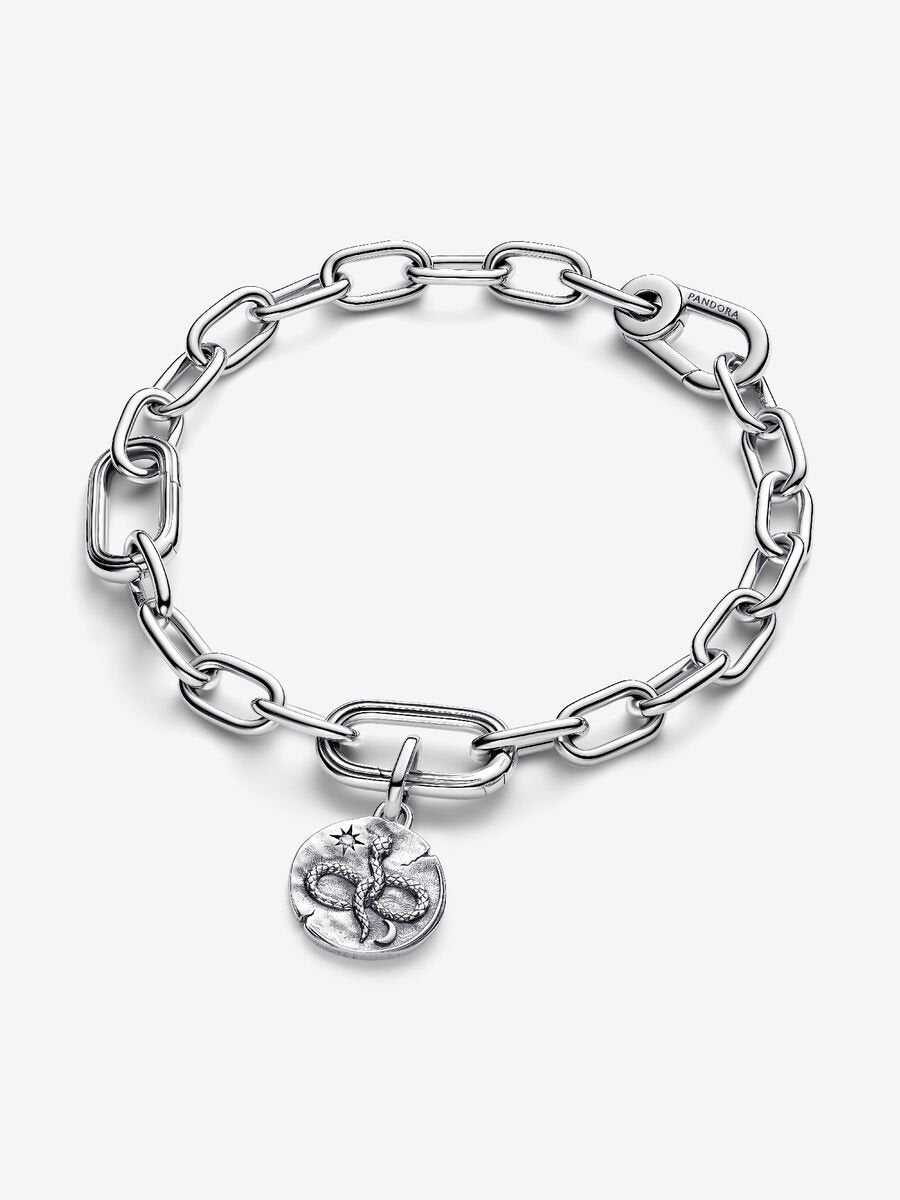 Pandora Infinity Snake Medallion Charm Sterling silver