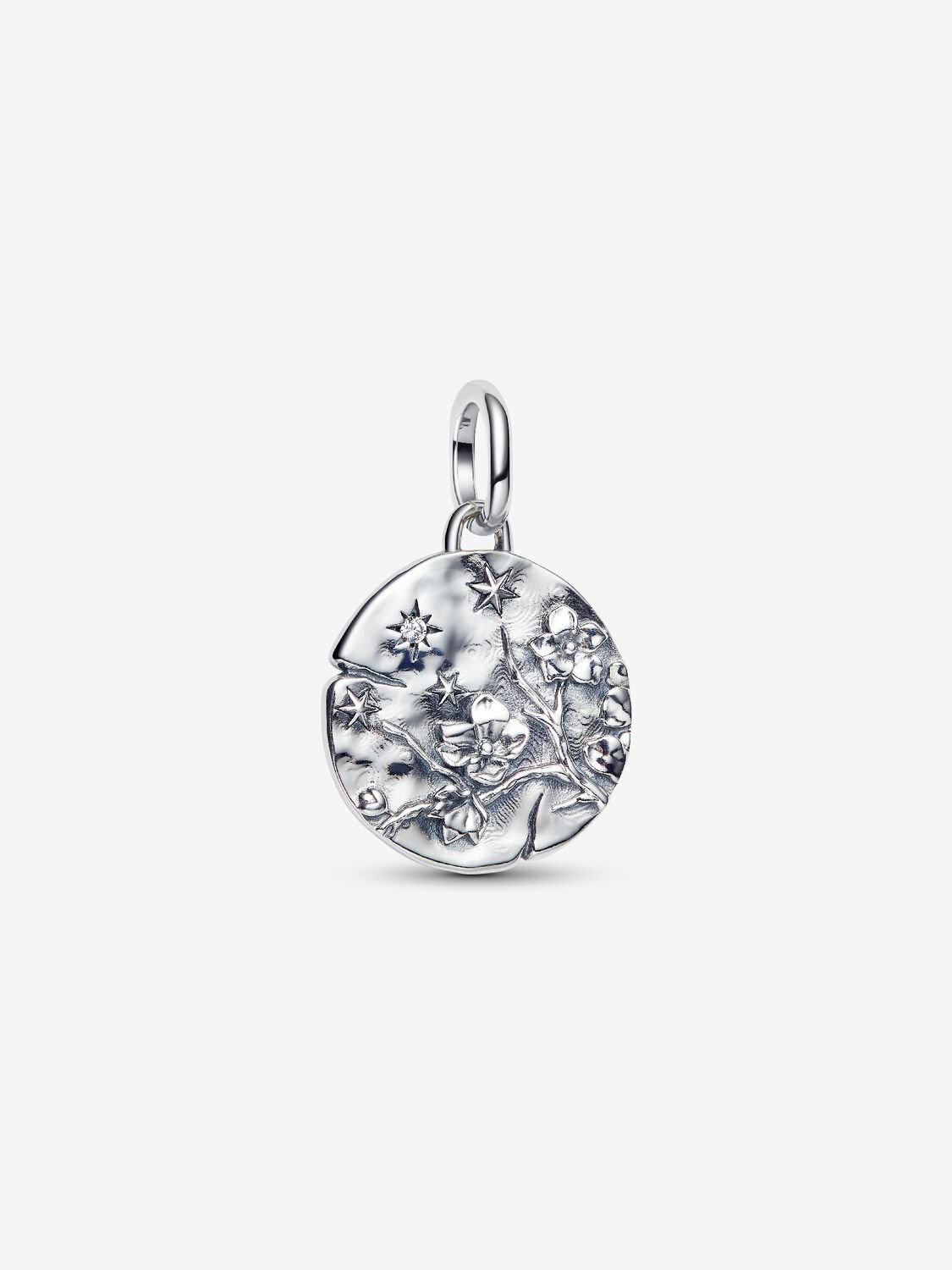 Pandora Cherry Blossom Medallion Charm Sterling silver