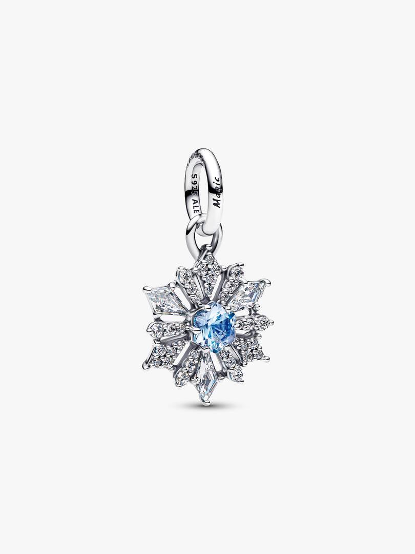 Pandora Disney Frozen Queen Elsa Snowflake Dangle Charm Sterling silver