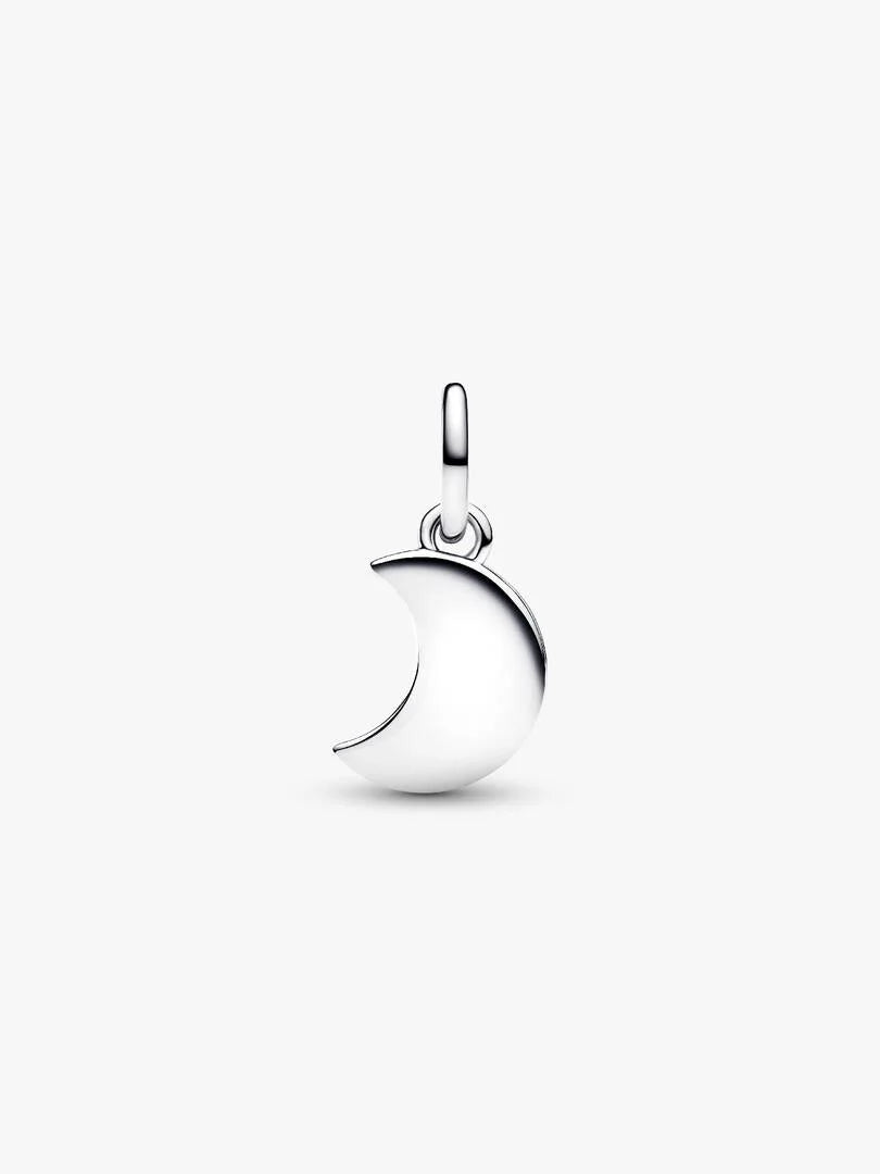 Pandora Crescent Moon Double Dangle Charm Sterling silver