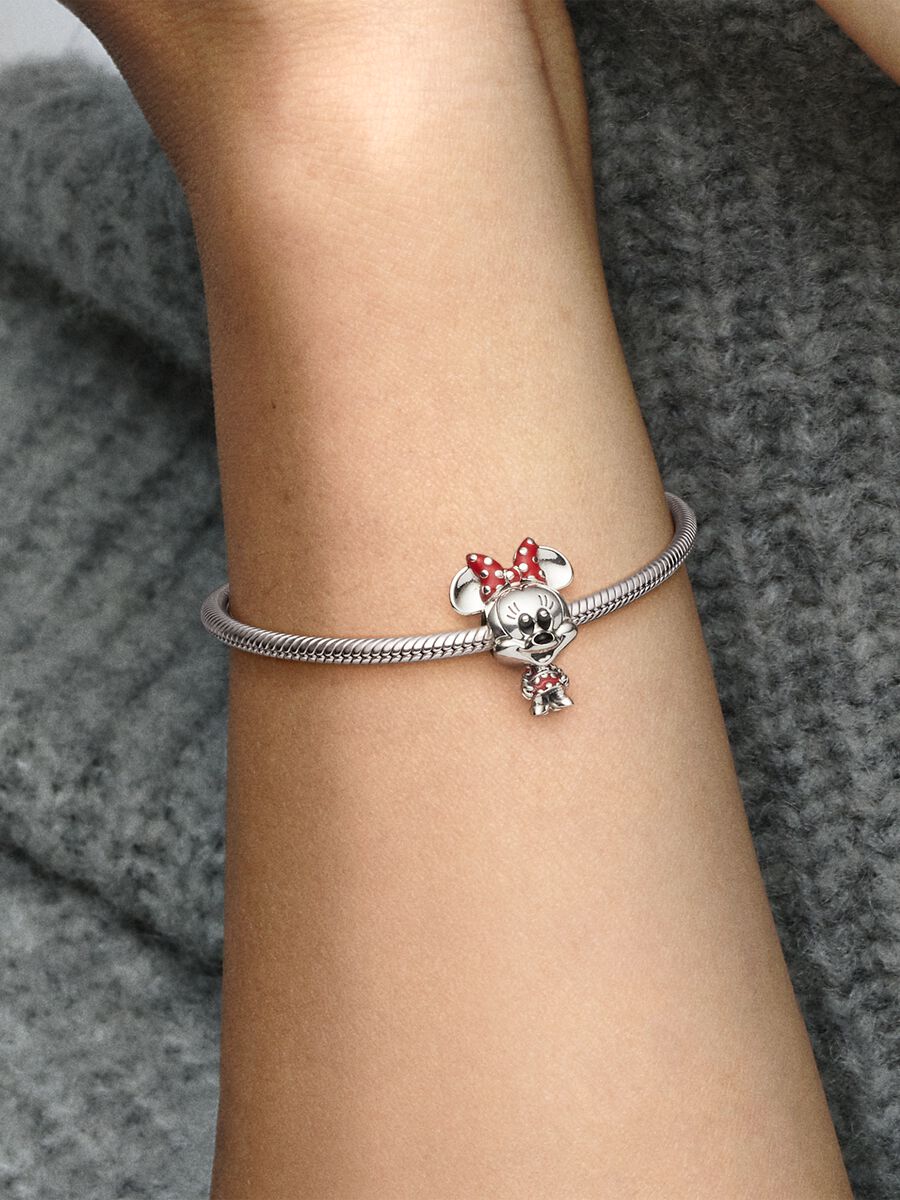 Pandora - Disney Minnie Mouse Dotted Dress & Bow Charm - 798880C02