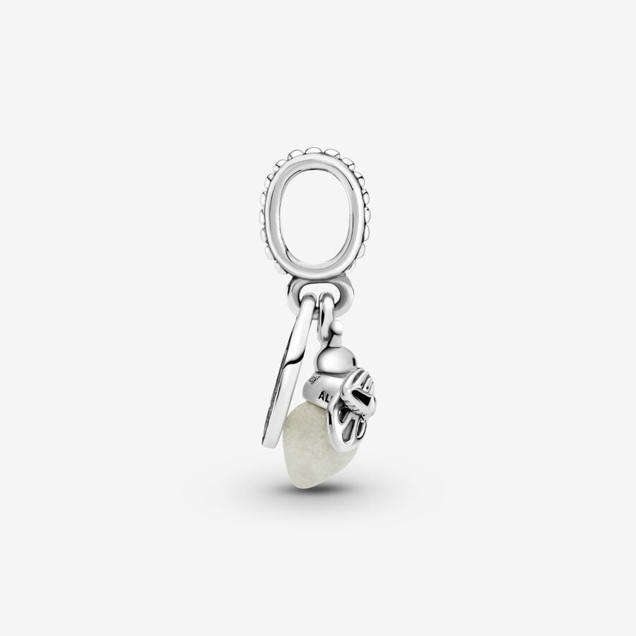 Pandora Glow-in-the-dark Firefly Dangle Charm Silver