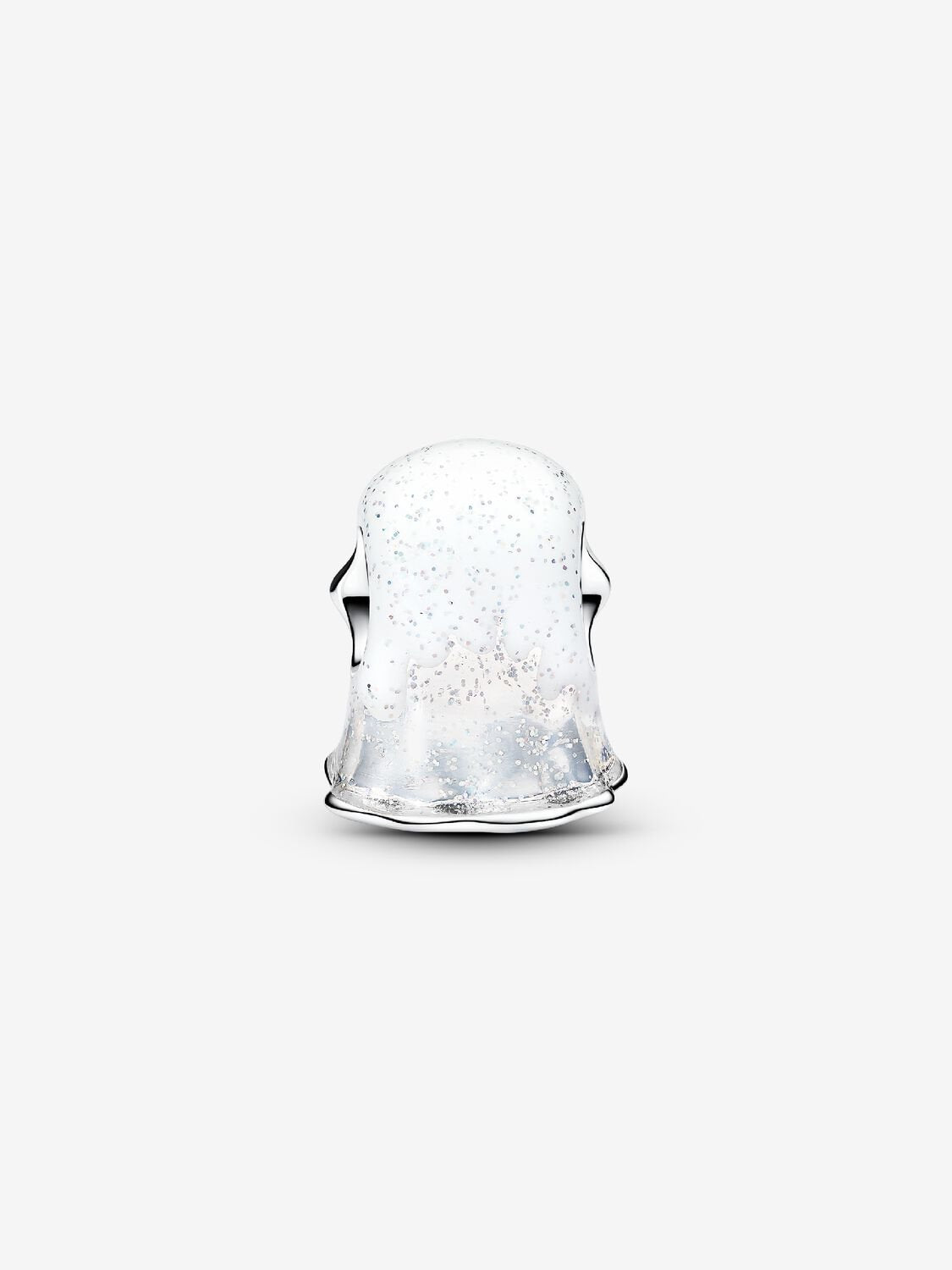 Glow-in-the-dark Boo Ghost Charm Sterling silver
