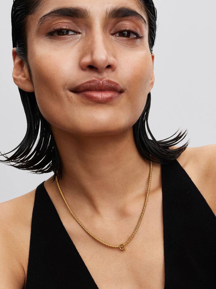 Pandora Letter C Alphabet Charm Gold