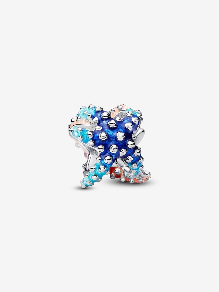 Pandora Colorful Starfish Mini Charm Sterling silver