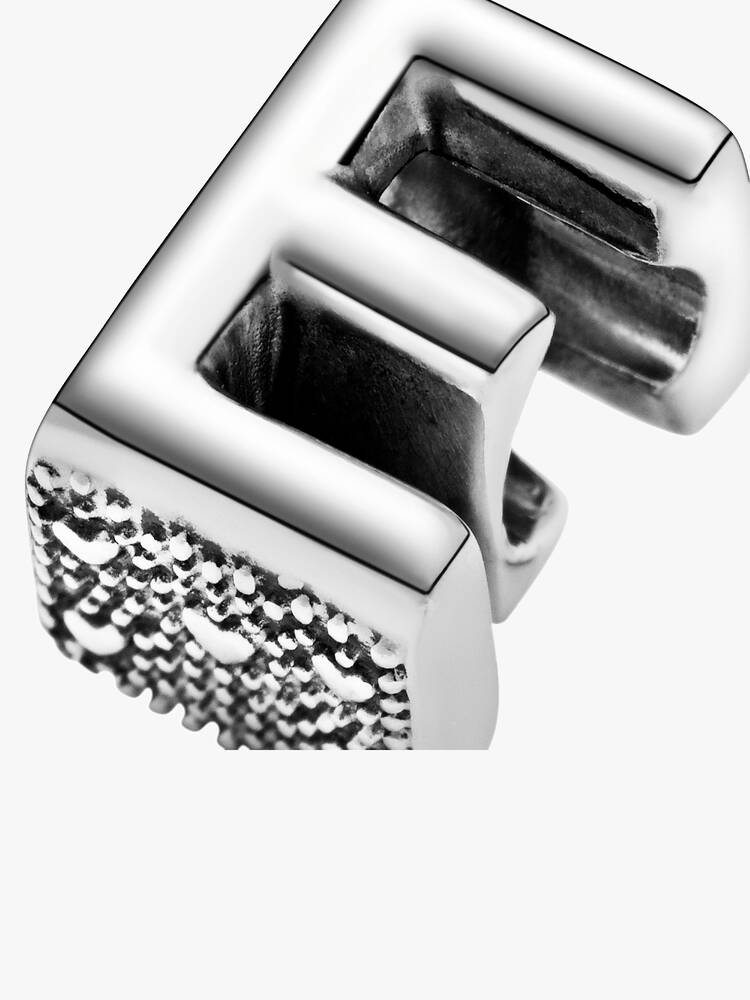 Pandora Letter E Alphabet Charm Silver