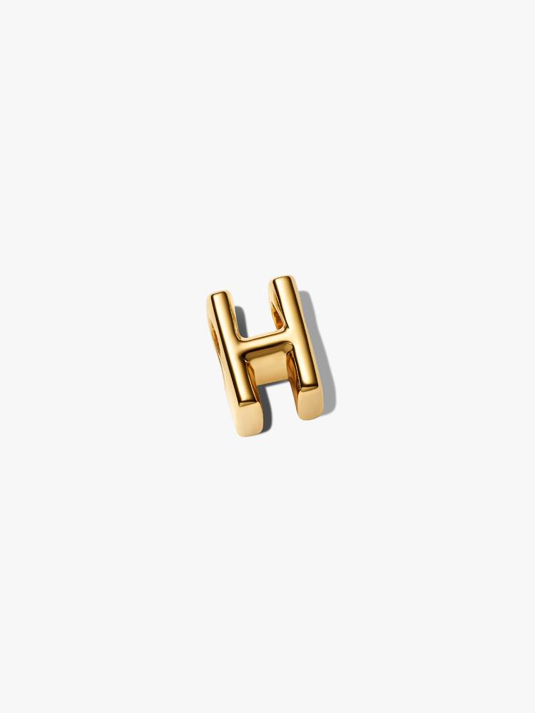 Pandora Letter H Alphabet Charm Gold