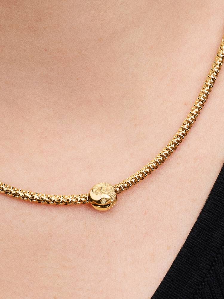 Pandora Letter H Alphabet Charm Gold