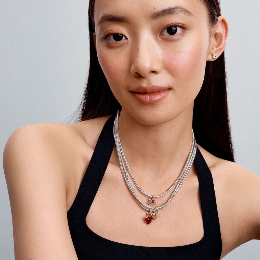 Pandora Disney Mickey Mouse & Minnie Mouse Splittable Dangle Charm