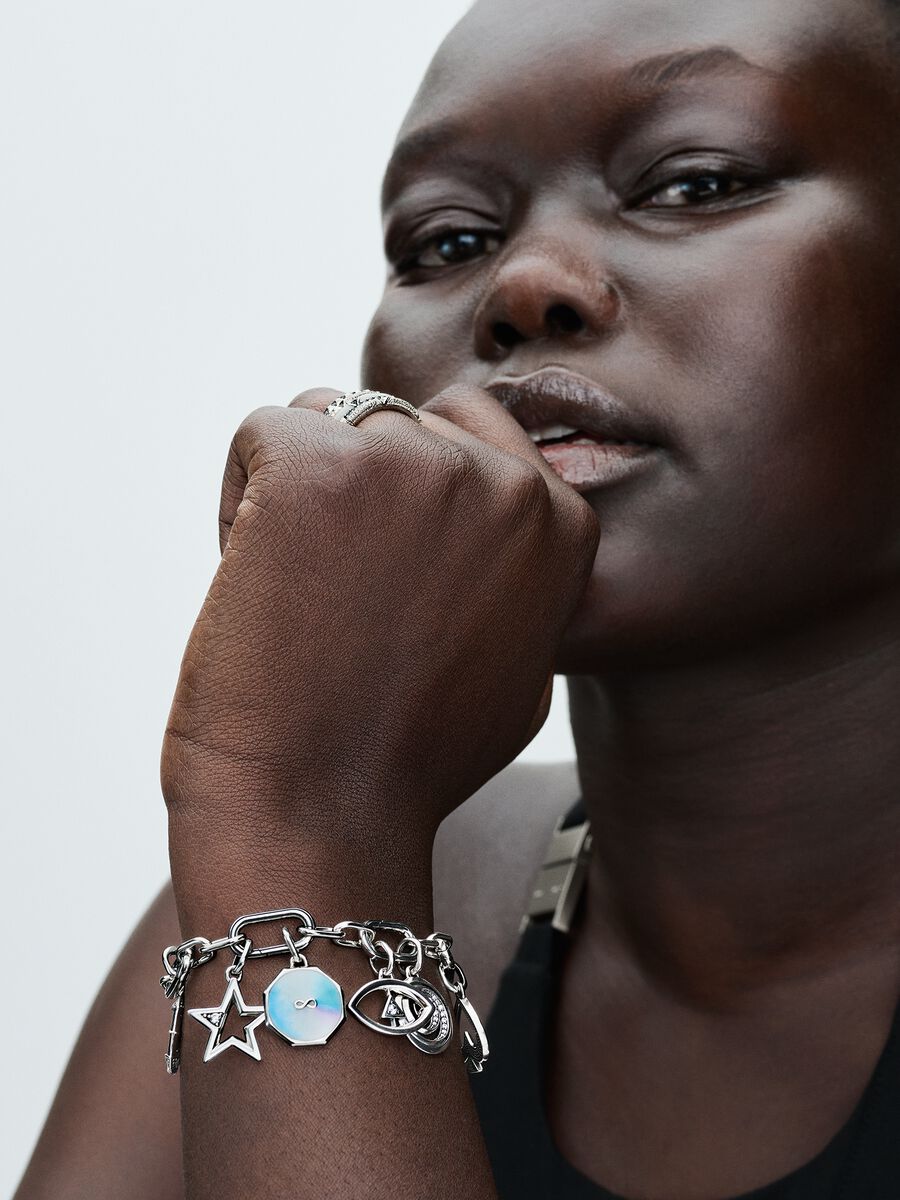 Pandora ME Five Openable Link Chain Bracelet Sterling silver