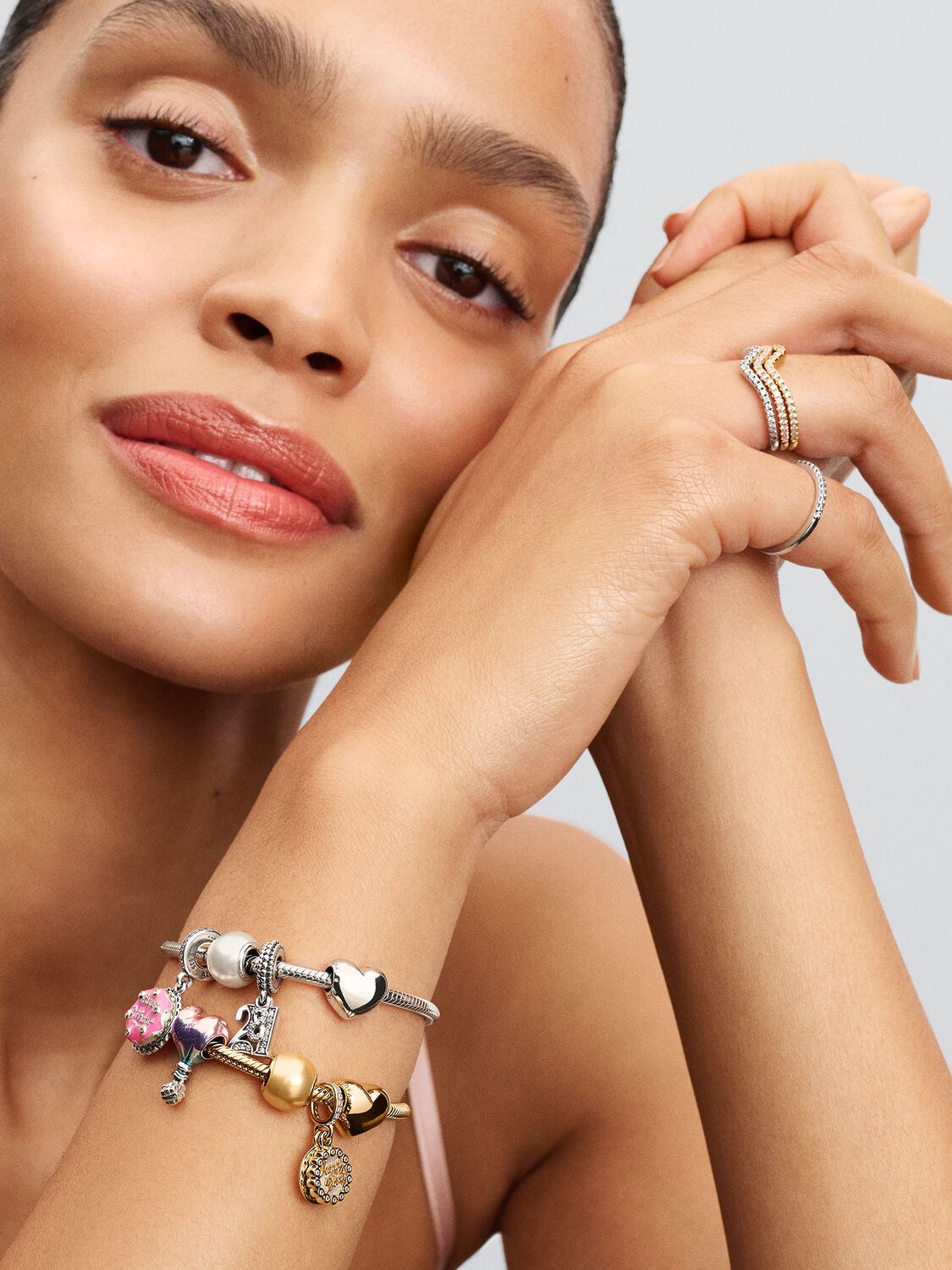 Pandora Happy Birthday Cake Dangle Charm 14k gold plating