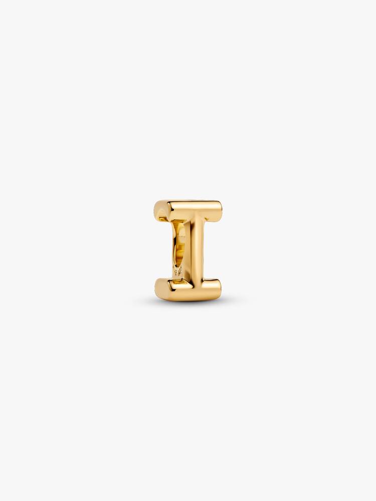 Pandora Letter I Alphabet Charm Gold