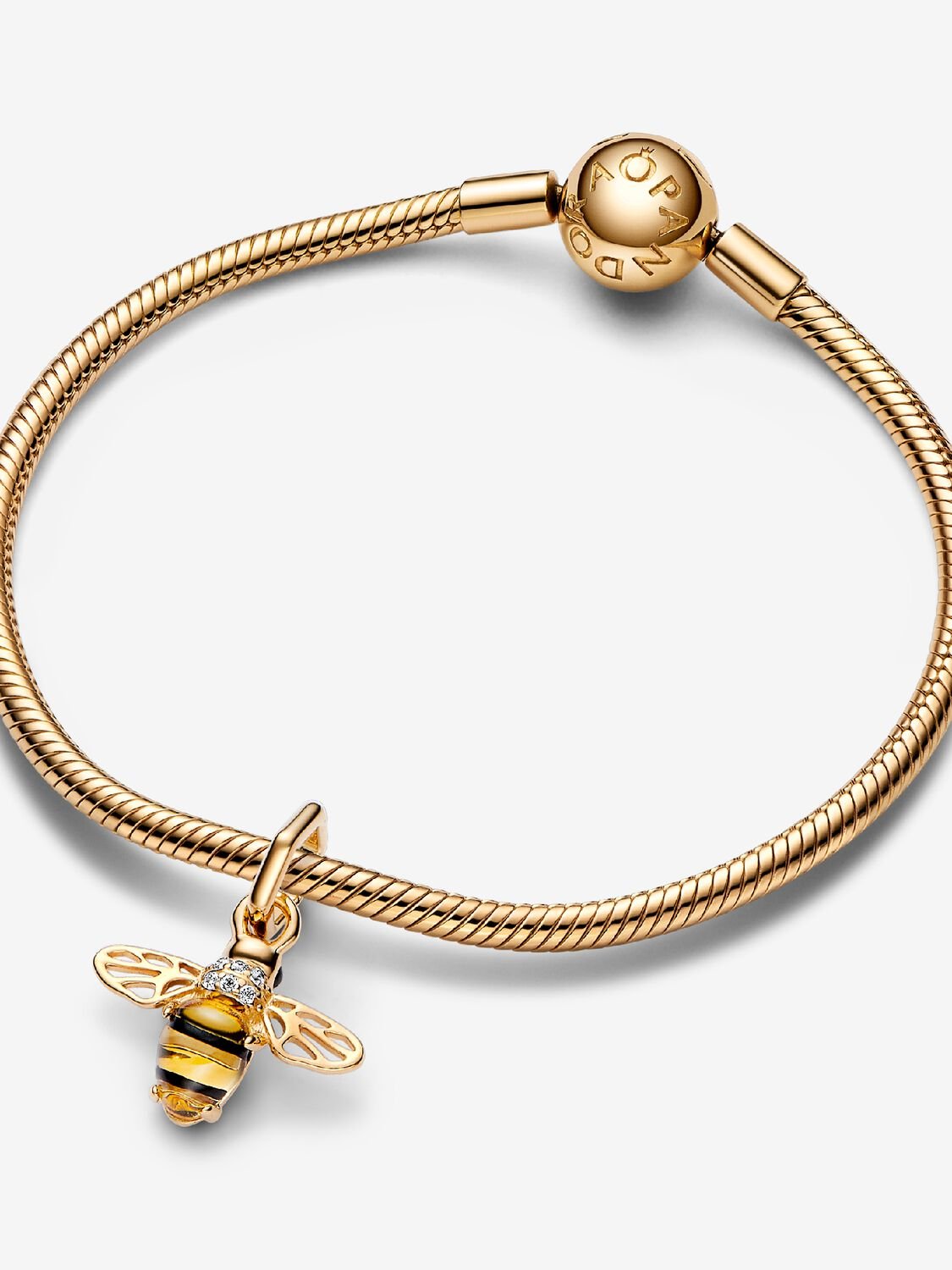 Pandora Sparkling Bee Dangle Charm
