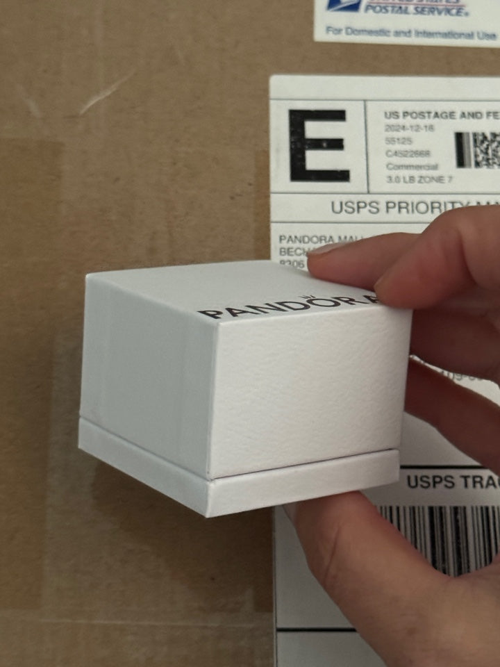 Original Pandora Small Podium Gift Box for Charm or Ring – Brand New
