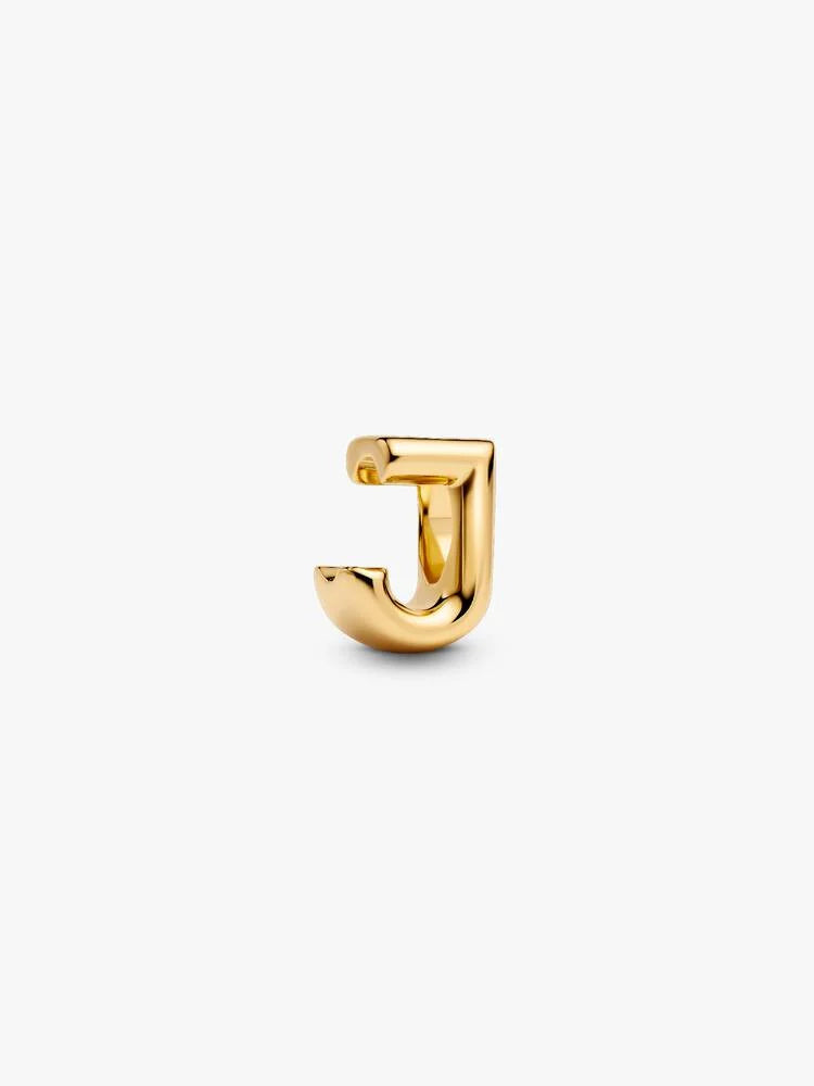 Pandora Letter J Alphabet Charm Gold