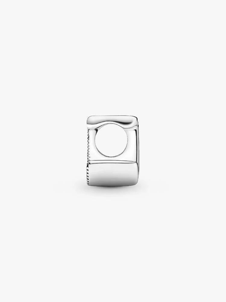 Pandora Letter J Alphabet Charm Silver