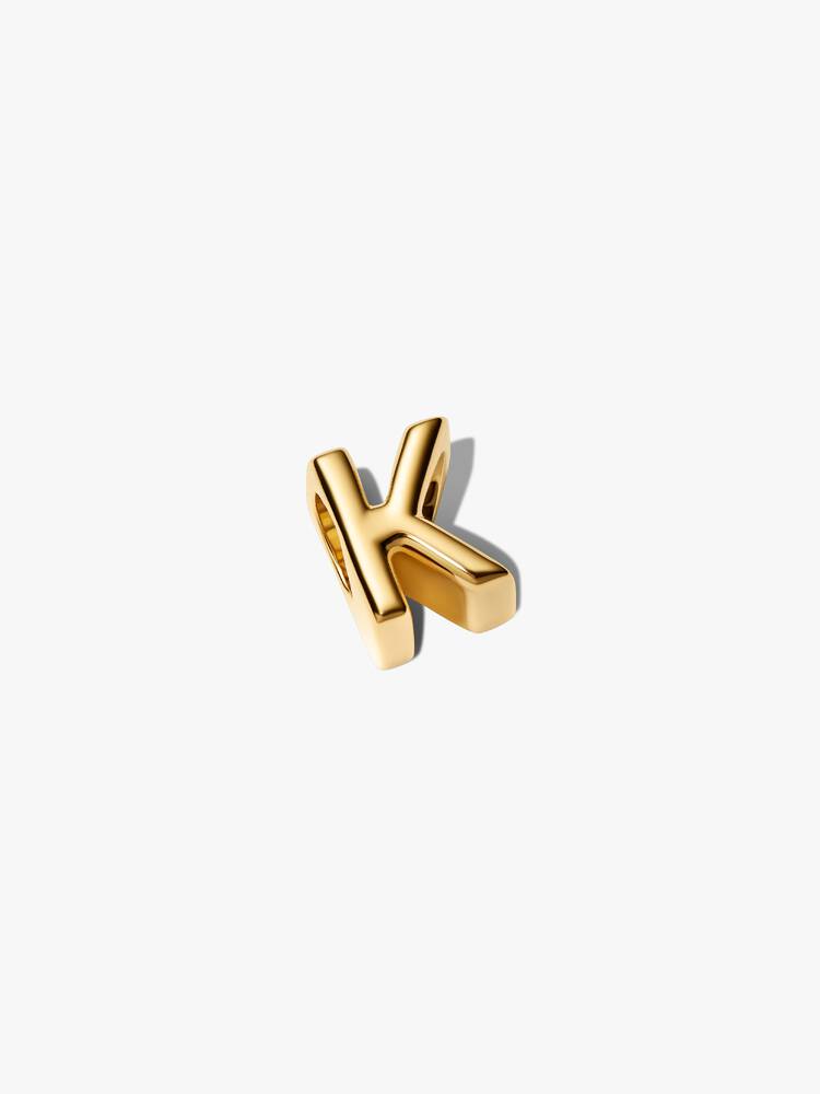 Pandora Letter K Alphabet Charm Gold