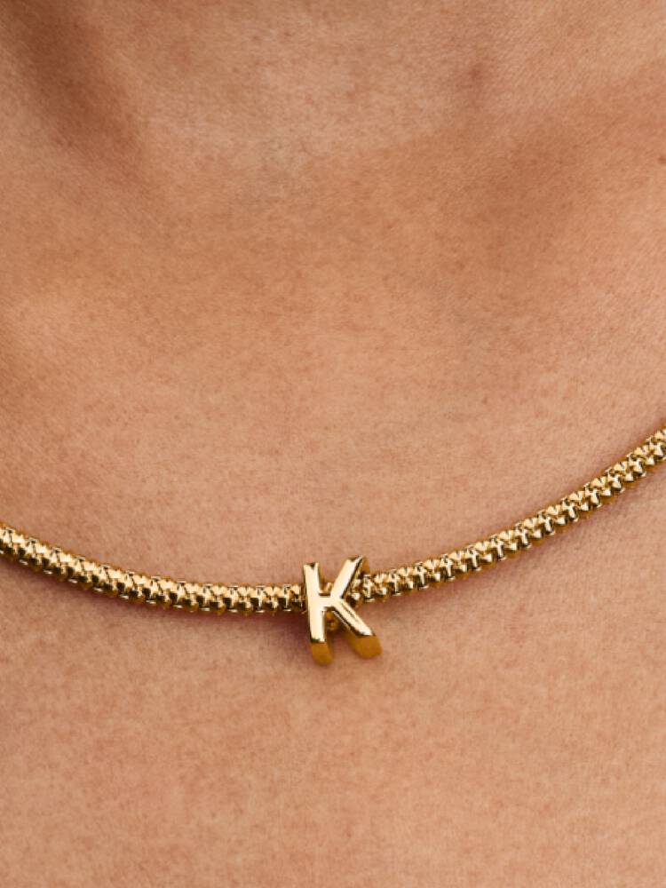 Pandora Letter K Alphabet Charm Gold