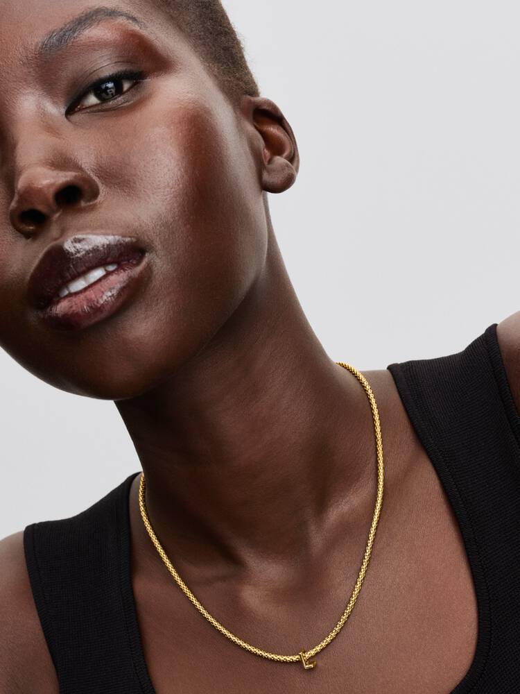 Pandora Letter L Alphabet Charm Gold