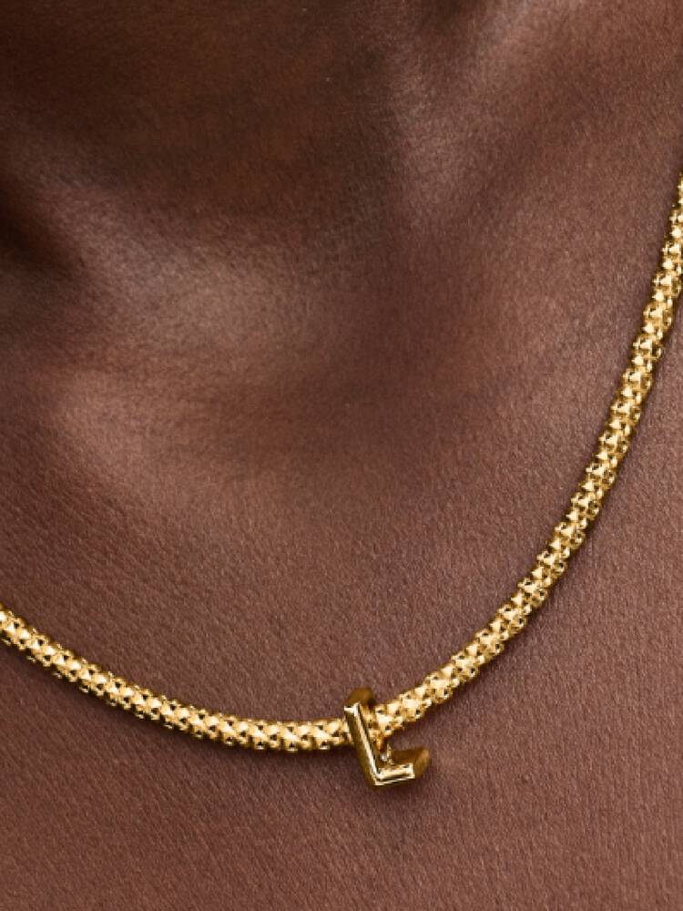 Pandora Letter L Alphabet Charm Gold