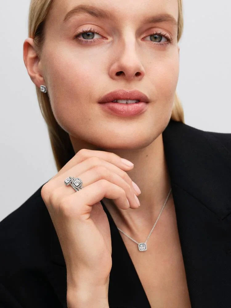 Pandora Halo Pendant Collier Necklace