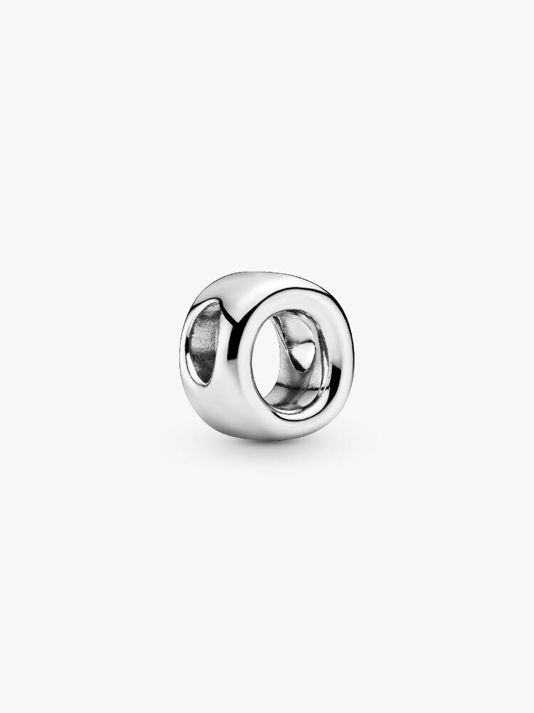 Pandora Letter O Alphabet Charm Silver
