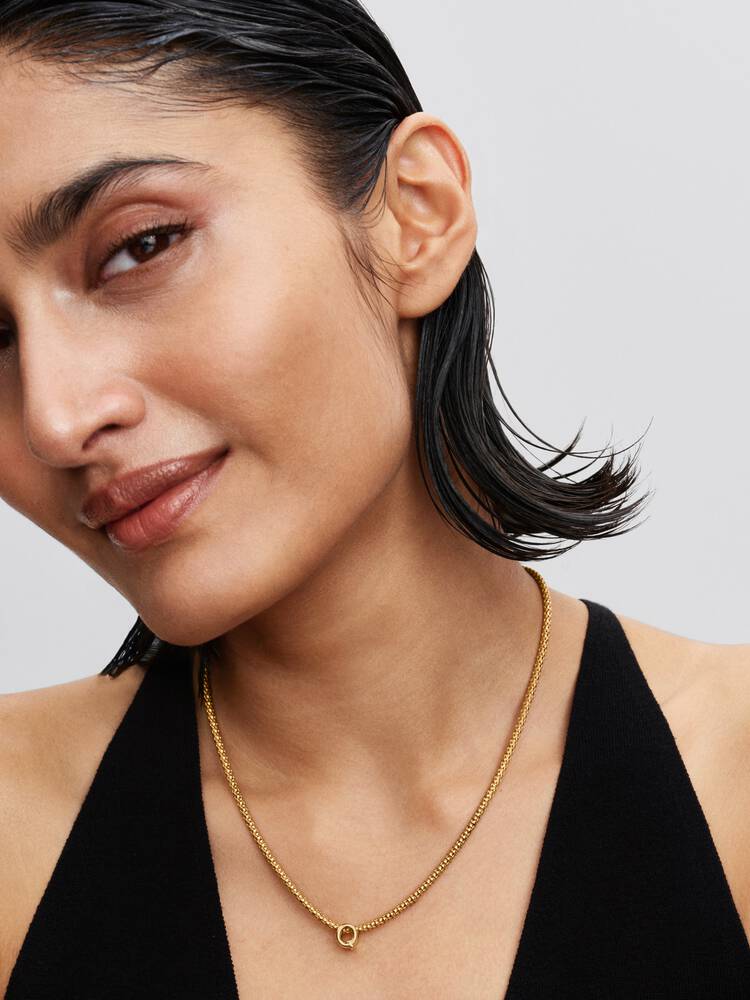 Pandora Letter Q Alphabet Charm Gold