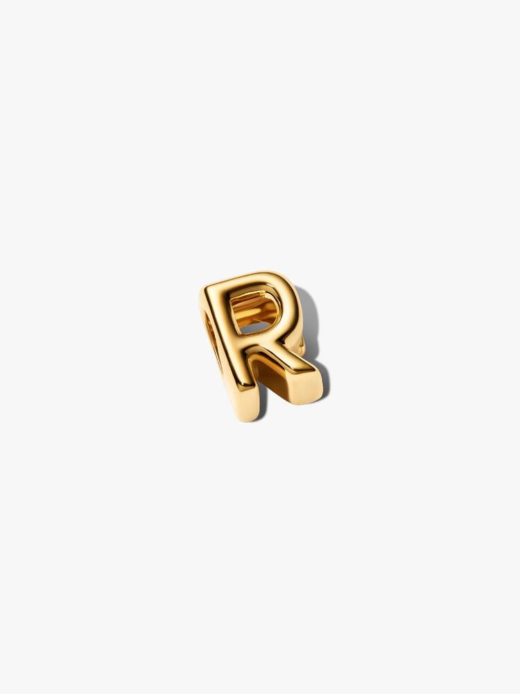 Pandora Letter R Alphabet Charm Gold