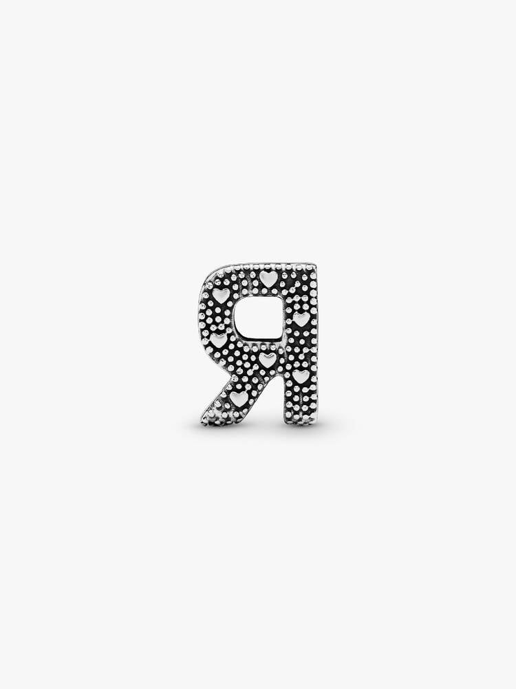 Pandora Letter R Alphabet Charm Silver