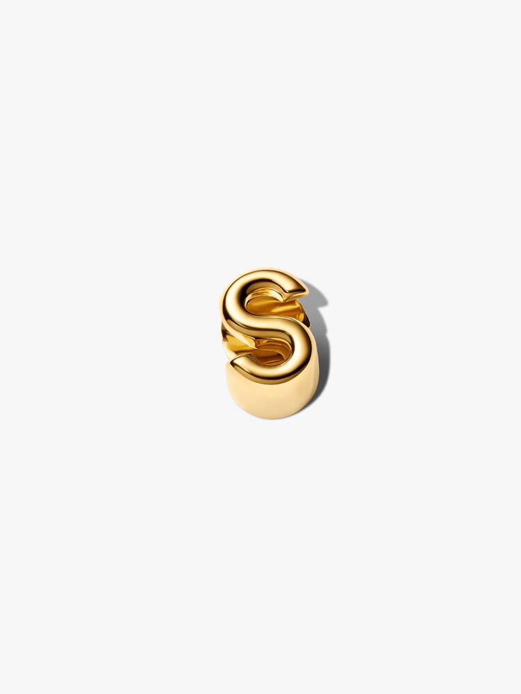 Pandora Letter S Alphabet Charm Gold