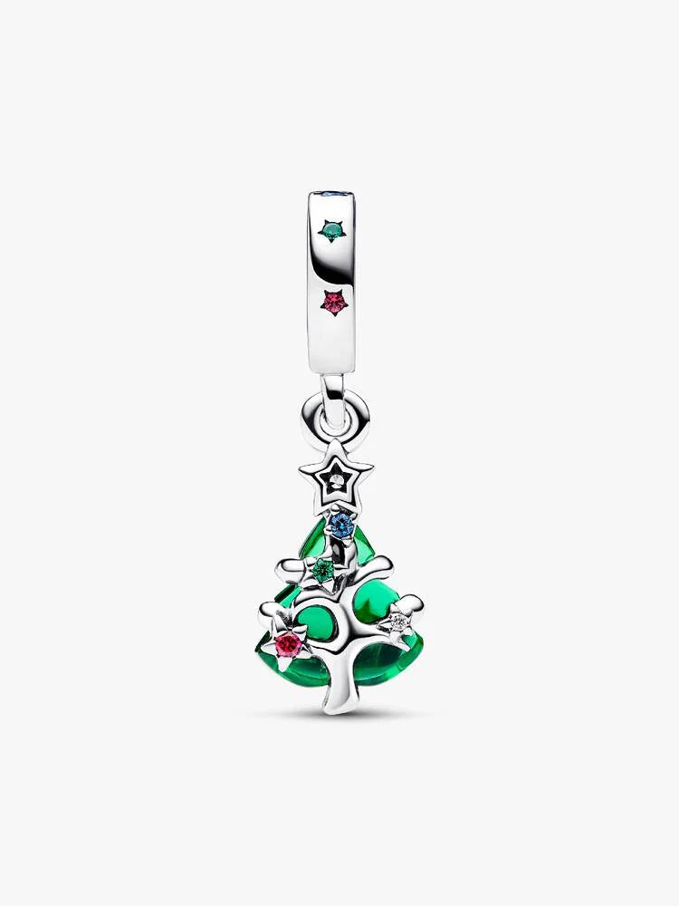 Pandora Sparkling Christmas Tree Dangle Charm