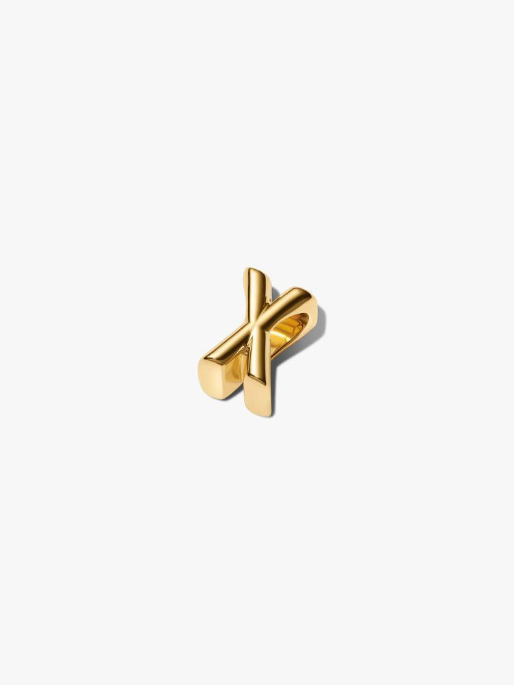 Pandora Letter X Alphabet Charm Gold