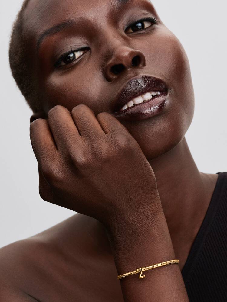 Pandora Letter Z Alphabet Charm Gold