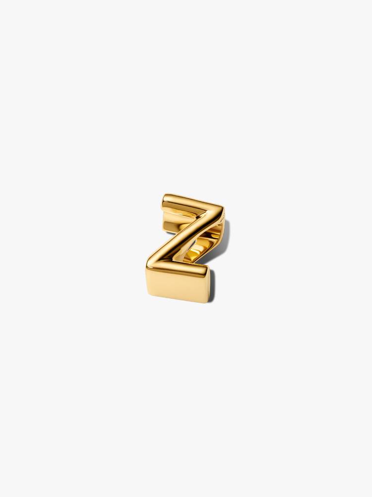 Pandora Letter Z Alphabet Charm Gold