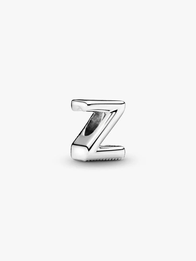 Pandora Letter Z Alphabet Charm Silver
